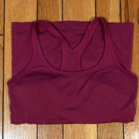 Lululemon Maroon tank top racerback size 8 - Picture 2 of 4